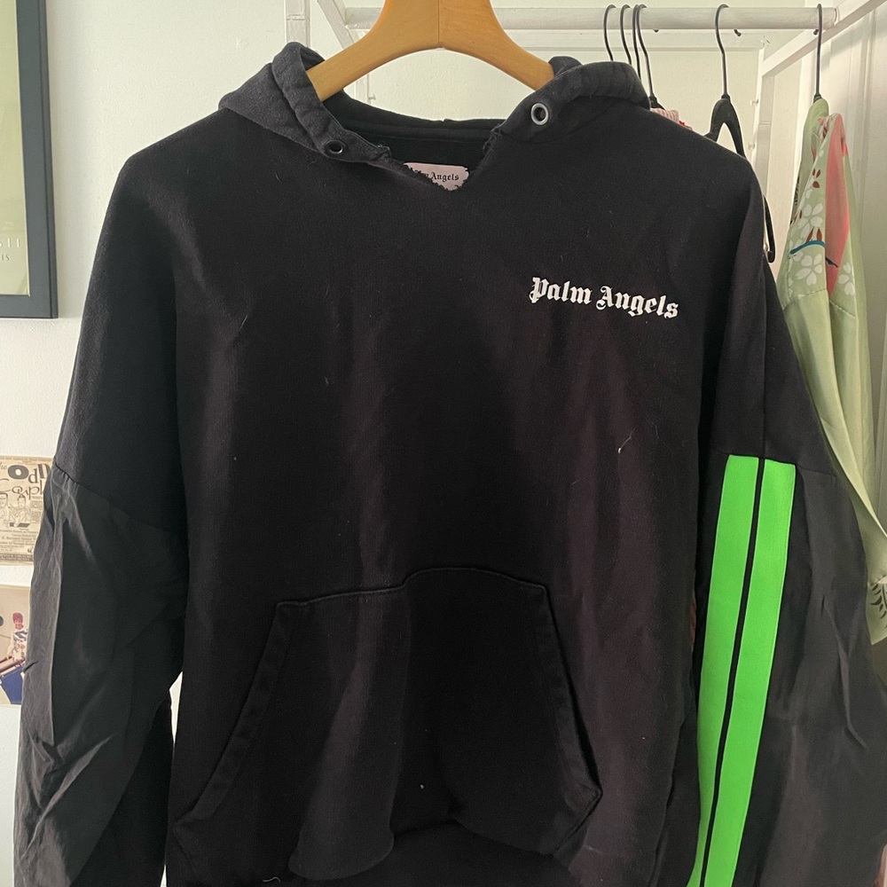 Palm Angels Striped Hoodie